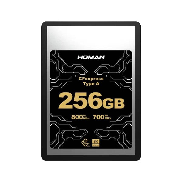 Homan Scheda CFExpress Type A 256GB R 800MB/s W 1700MB/s Homan Scheda CFExpress Type A 256GB R 800MB/s W 1700MB/s